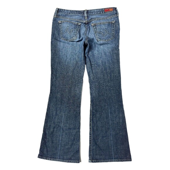 Adriano Goldschmied The Club Bootcut Flare Dark Wash Jeans Made USA Women’s 29R - Picture 3 of 10